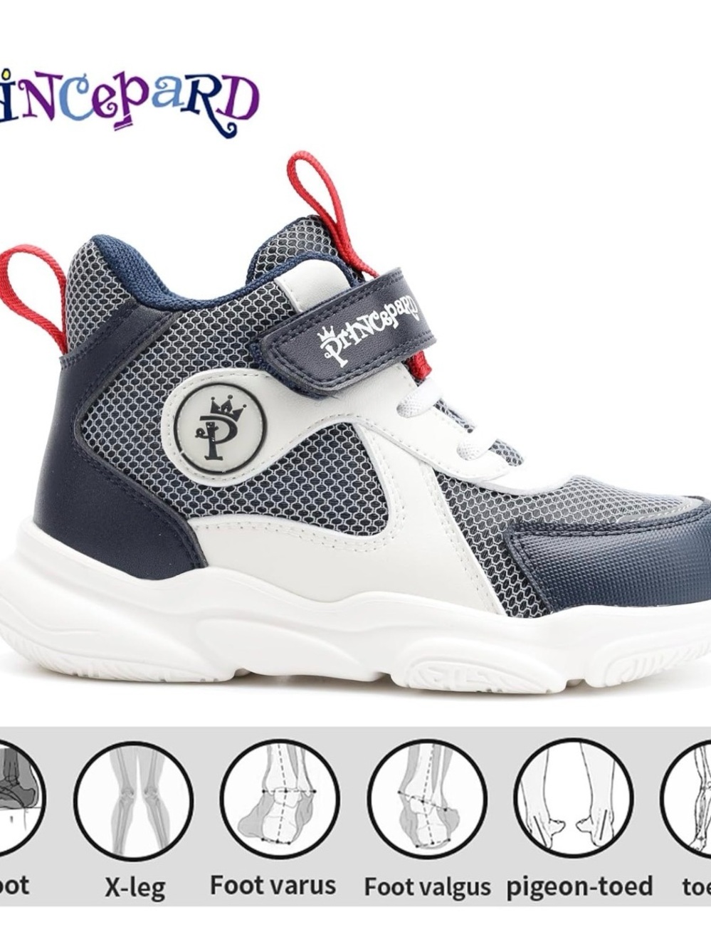 ๐งธ ๐ Princepard Orthopedic Baby Kids' Athletic High Top Sneakers โค๏ธ ๐ - Picture 2 of 8